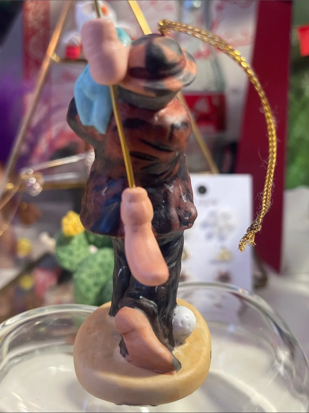 Dave Grossman creation: Emmett Kelly 1989 FORE golf ornament
